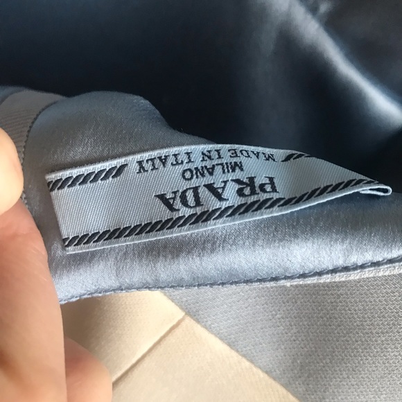 Prada mini dress baby blue straps size s - Picture 3 of 6